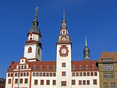 Altes Rathaus Chemnitz Marktplatz Wahrzeichen