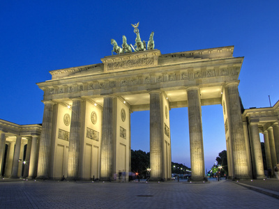 Brandenburger Tor Berlin Nacht Quadriga