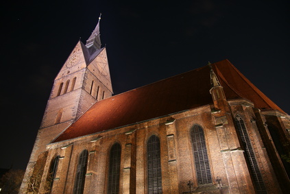 Marktkirche Hannover Nacht Wahrzeichen
