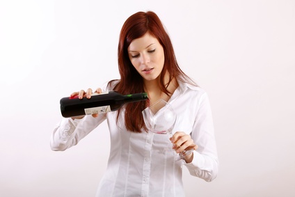 Weinseminar Weinprobe Junge Frau